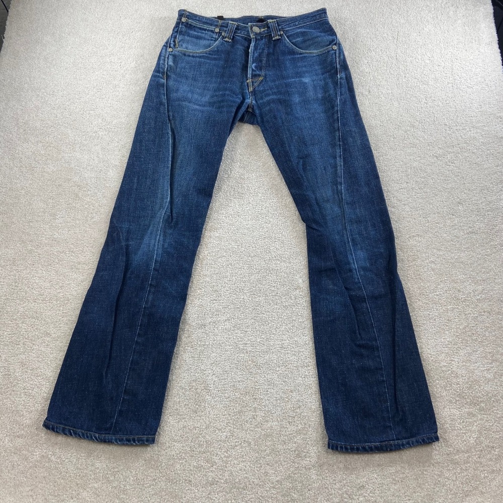 Vtg Levis Engineered Jeans Mens 30x31 Dark Wash Ergonomic Twisted Seam Denim